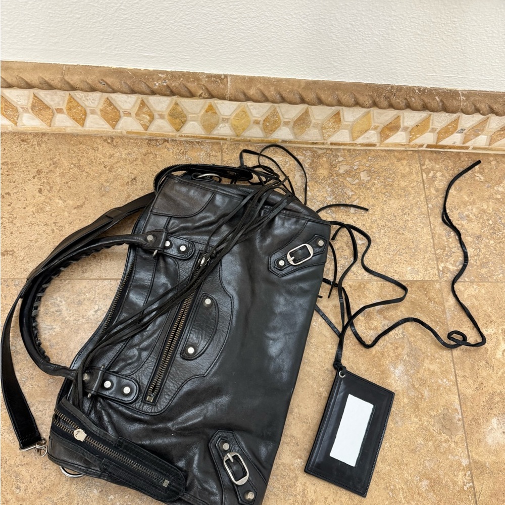 Balenciaga Style City Bag (thrift store find)